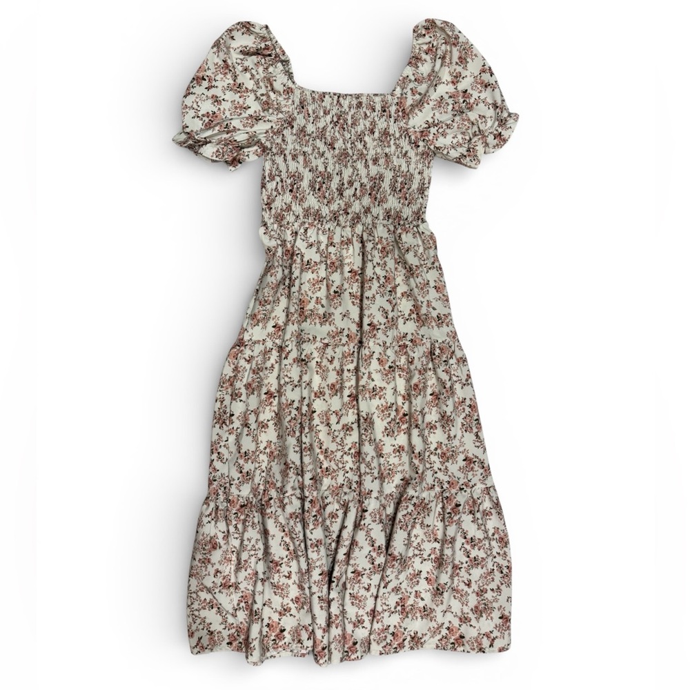 Floral Puff Sleeve Dress